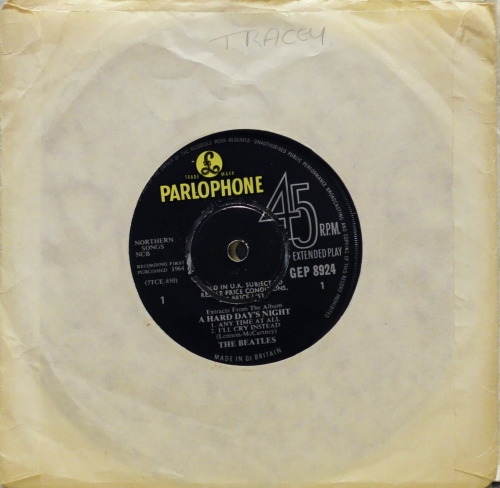 The Beatles – Extracts From The Album A Hard Day's Night Parlophone – GEP 8924