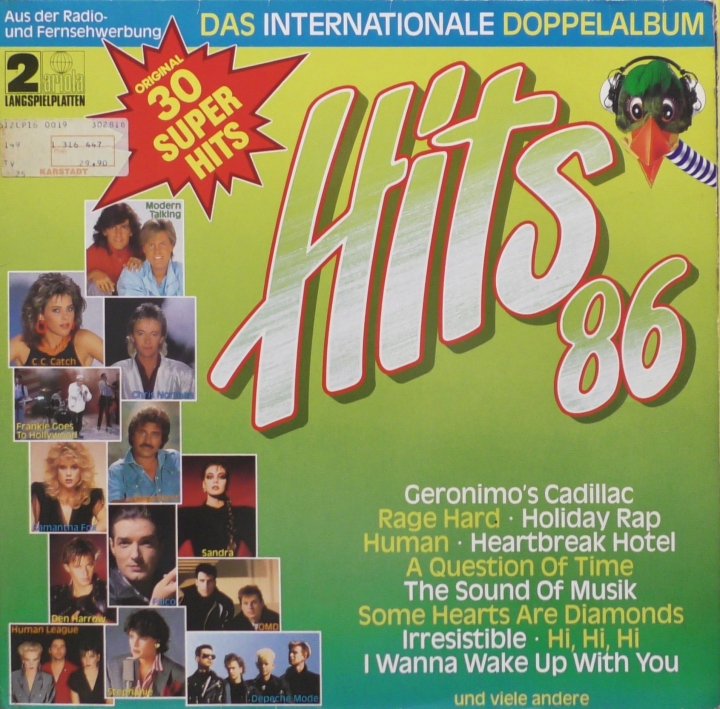 Hits '86 (Das Internationale Doppelalbum) Ariola – 302 818-503