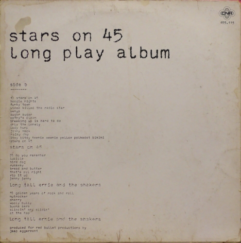 Stars On 45 – Long Play Album CNR – 655.115