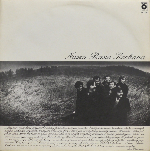 Nasza Basia Kochana – Nasza Basia Kochana Polskie Nagrania Muza – SX 1926