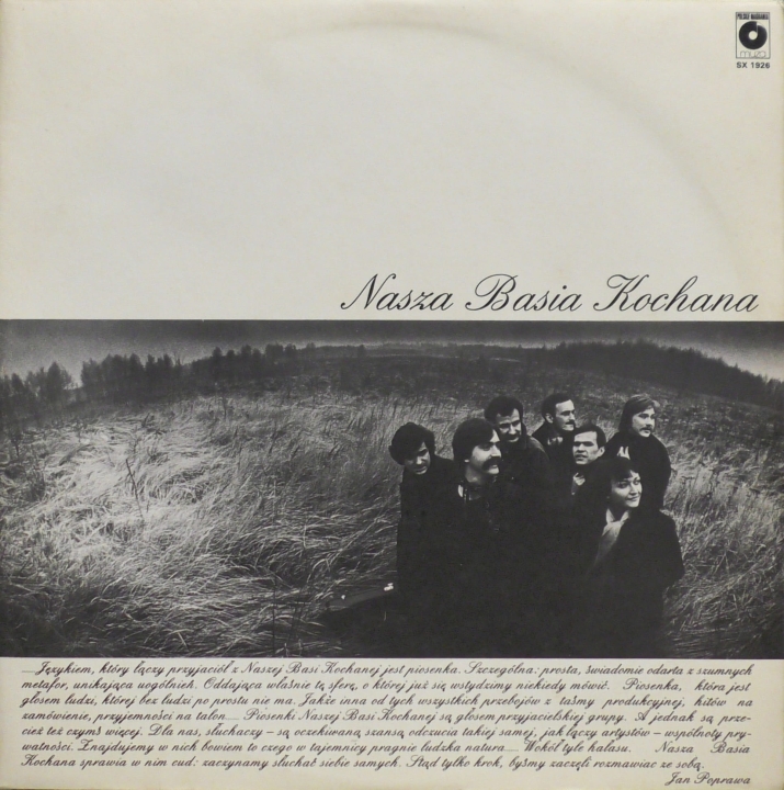 Nasza Basia Kochana – Nasza Basia Kochana Polskie Nagrania Muza – SX 1926