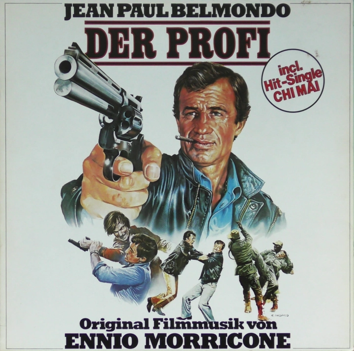 Ennio Morricone – Der Profi  Jean Paul Belmondo WEA – WEA 58 434