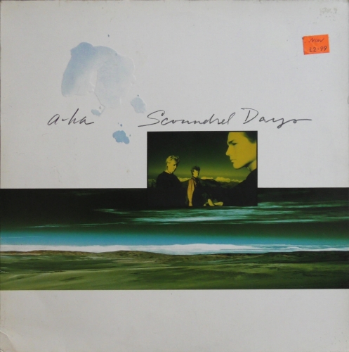 a-ha – Scoundrel Days Warner Bros. Records – 925 501-1 Embossed sleeve