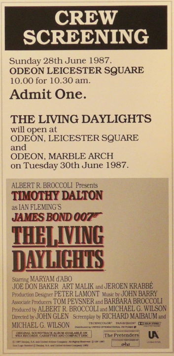 a-ha – The Living Daylights Warner Bros. Records – W8305 TP