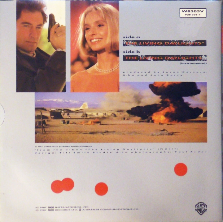 a-ha – The Living Daylights Warner Bros. Records – W 8305