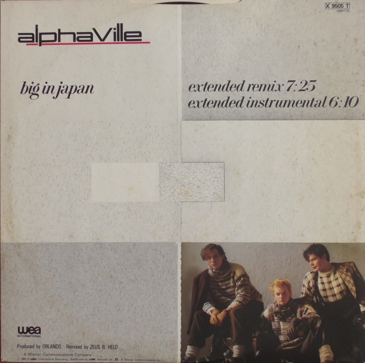 Alphaville – Big In Japan WEA – X9505(T)