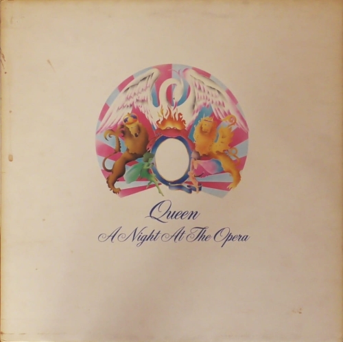 Queen – A Night At The Opera EMI – EMTC 103 Embossed Gatefold, Customatrix