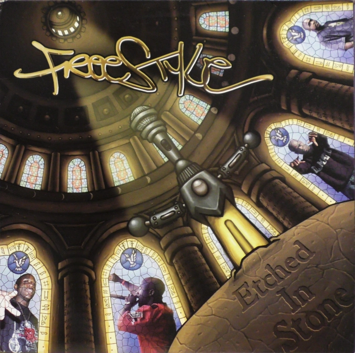 Freestyle – Etched In Stone Battle Axe Records – BAX 1032-1