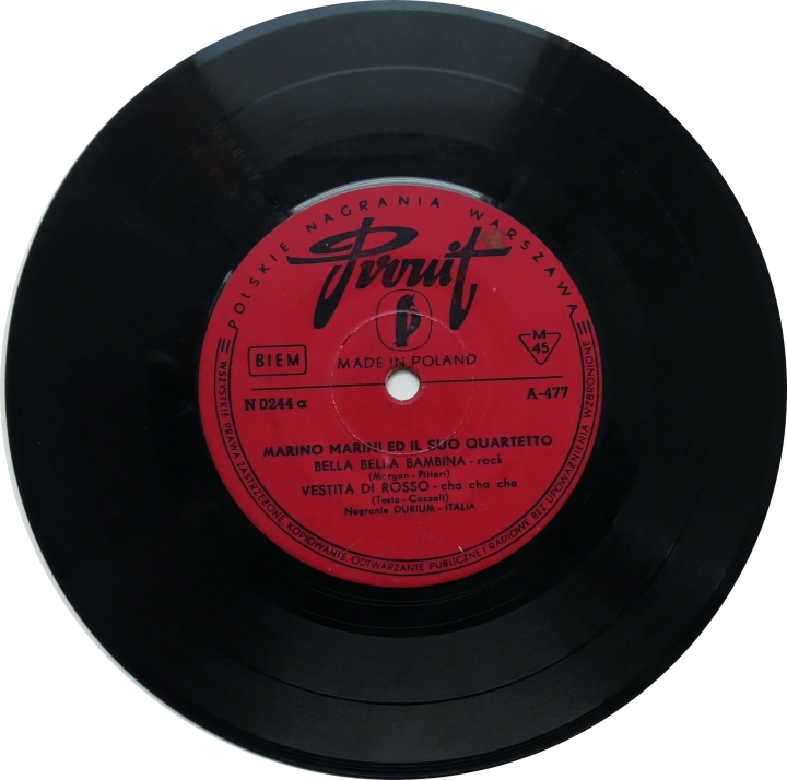 płyty winylowe Marino Marini Ed Il Suo Quartetto – Bella, Bella Bambina Pronit – N 0244