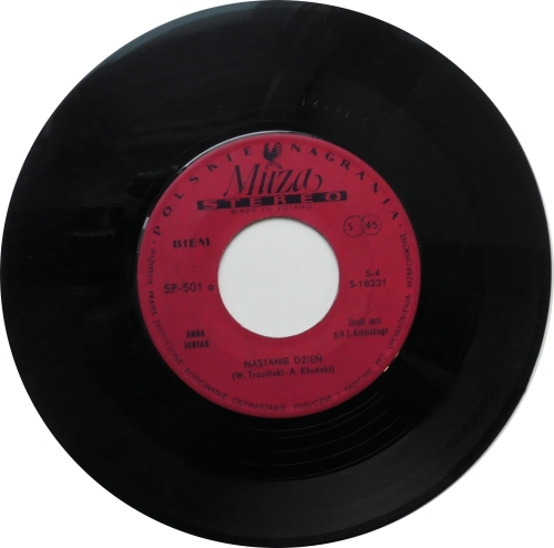 płyty winylowe Anna Jantar – Nastanie Dzień Polskie Nagrania Muza – SP 501