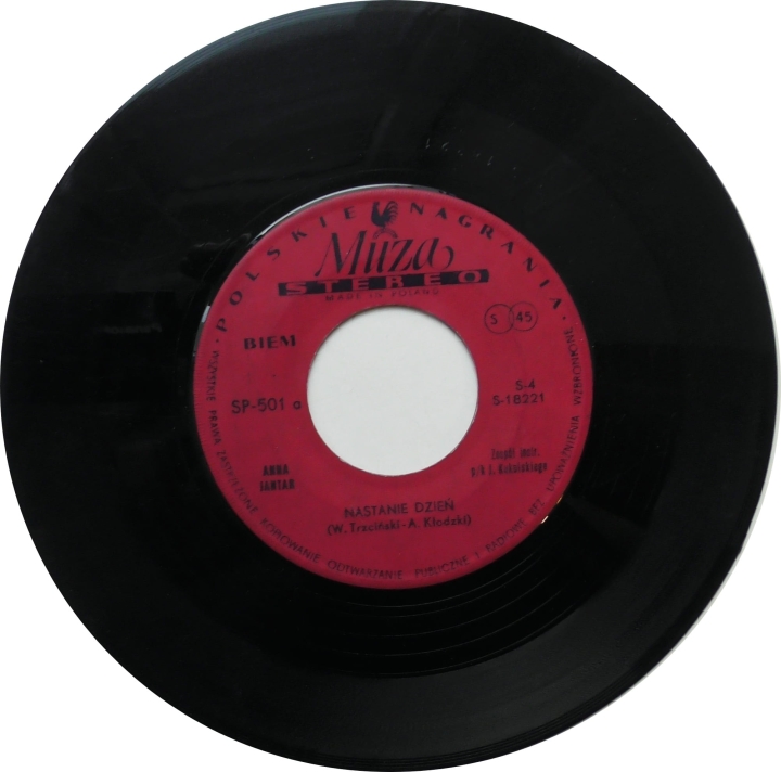 płyty winylowe Anna Jantar – Nastanie Dzień Polskie Nagrania Muza – SP 501