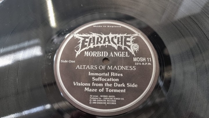 Morbid Angel – Altars Of Madness Earache – MOSH 11