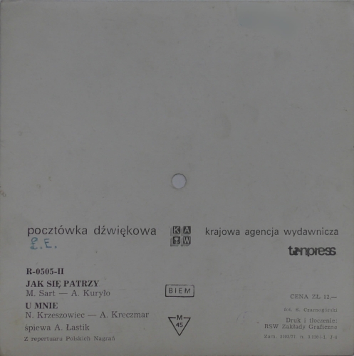 Aneta Łastik - Jak Się Patrzy