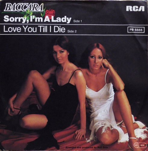 Baccara – Sorry, I'm A Lady RCA Victor – PB 5555