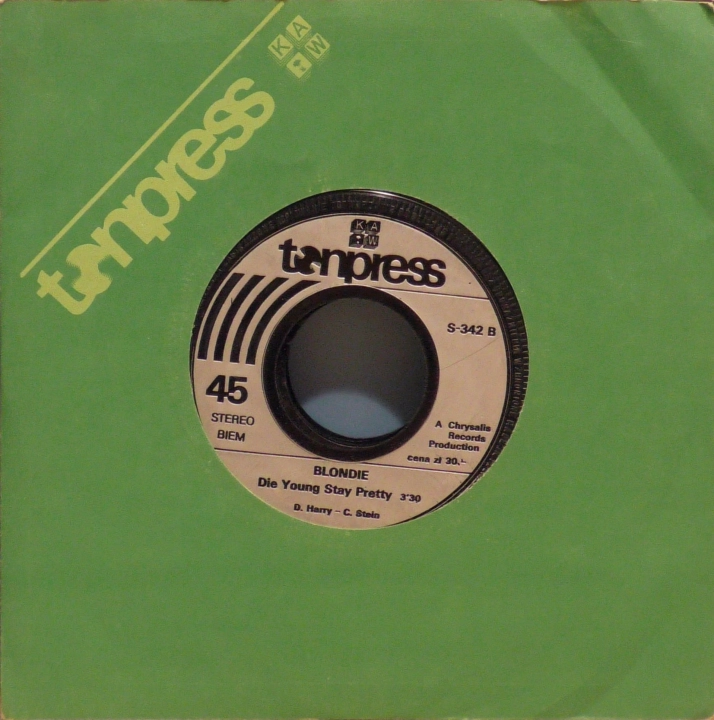 Blondie – Atomic / Die Young Stay Pretty Tonpress – S-342