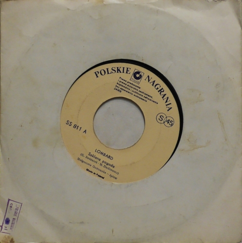 Lombard – Szklana Pogoda / Kto Mi Zapłaci Za Łzy Polskie Nagrania Muza – SS 811