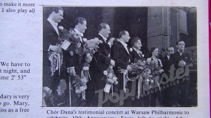 Chór Dana With Dana Combo Mieczysław Fogg Echo Records WD-502 STEREO 1976
