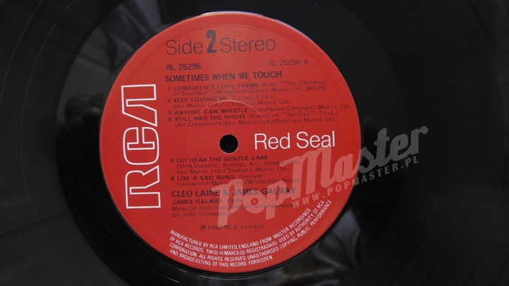 Cleo Laine & James Galway Something When We Touch Rca Red Seal RL 25296 Płyta Gramofonowa pop