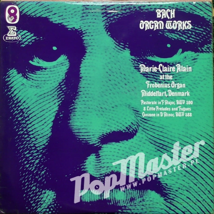 Bach Organ Works Marie-Claire Alain at The Frobenius Organ, Middelfart, Denmark ST 1098