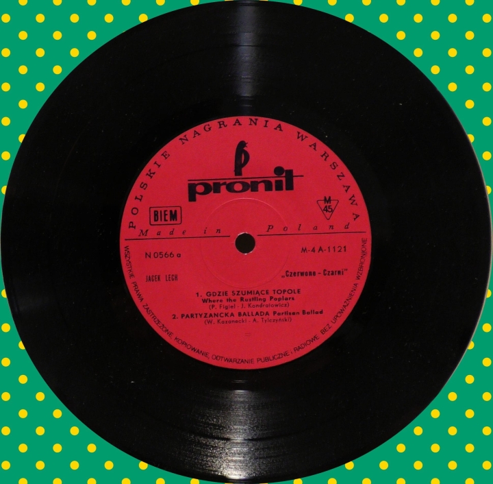 Jacek Lech, Czerwono-Czarni – Gdzie Szumiące Topole Pronit – N 0566