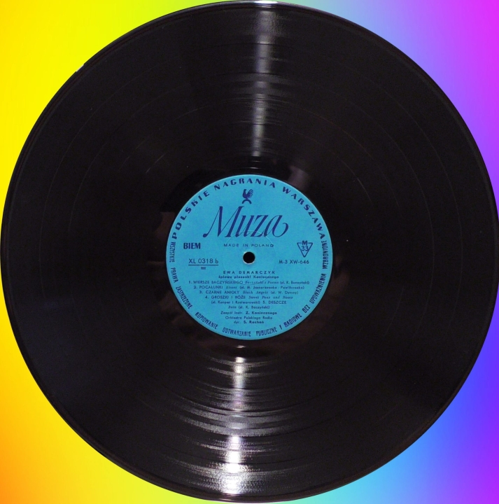 Ewa Demarczyk – Śpiewa Piosenki Zygmunta Koniecznego Polskie Nagrania Muza – XL 0318