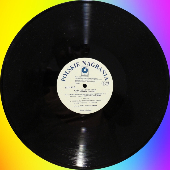 Edward Stachura •• Anna Chodakowska – Msza Wędrującego Polskie Nagrania Muza – SX 2196