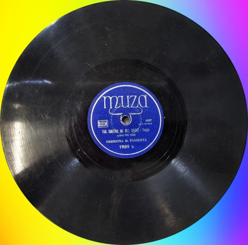 Orkiestra Taneczna St. Godarskiego - Illusion / Orkiestra Paszkieta -śpiew Władysław Arski– Tak Smutno Mi Bez Ciebie Muza – 1989