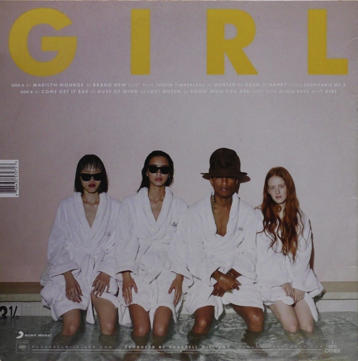 Pharrell Williams ‎– G I R L  Columbia ‎– 88843 05727 1