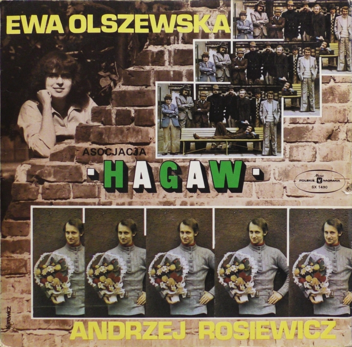 Ewa Olszewska , Andrzej Rosiewicz i Asocjacja Hagaw – Asocjacja Hagaw Polskie Nagrania Muza – SX 1490