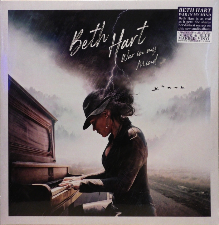 Płyty winylowe |  Hart – War In My Mind Provogue – PRD75951 Black &amp; Blue Marble + Poster + Postcard with Autograph