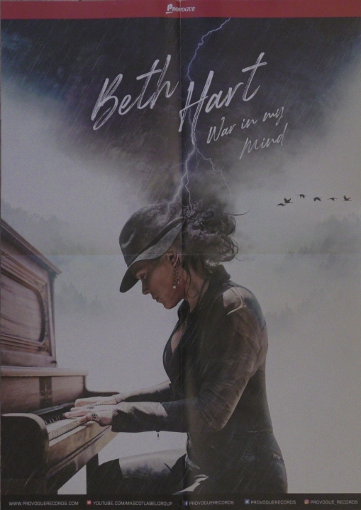 Płyty winylowe |  Hart – War In My Mind Provogue – PRD75951 Black &amp; Blue Marble + Poster + Postcard with Autograph