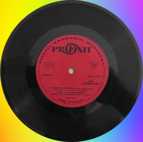 Czerwone Gitary – Pluszowe Niedźwiadki Pronit – N 0373