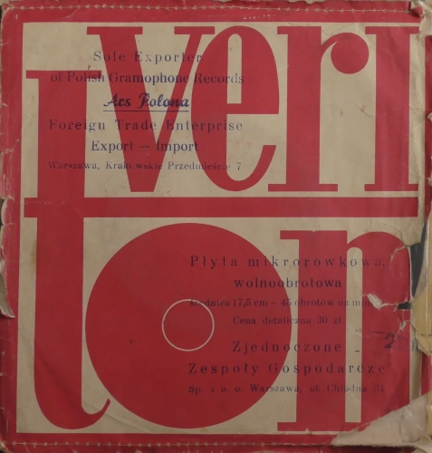 Lidia Czarska, Edward Kluczka, Orkiestra Taneczna Waldemara Kazaneckiego / Janusz Gniatkowski, Zespół Jazzowy Jerzego Hermana* – Bella Bella Donna / Kasztany / Błękitny Kwiat / Zimowa Piosenka Veriton – 203