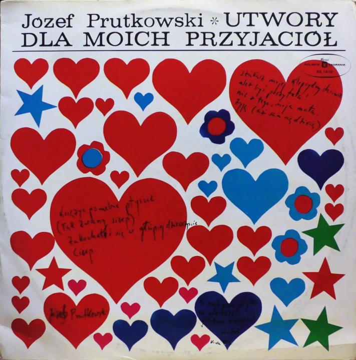 Józef Prutkowski – Utwory Dla Moich Przyjaciół Polskie Nagrania Muza – SX 1410