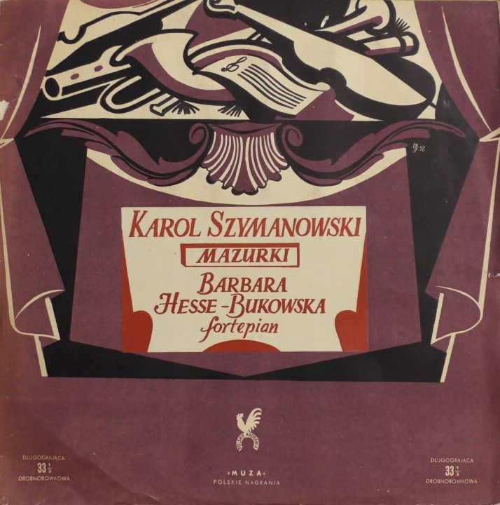 Karol Szymanowski - Barbara Hesse-Bukowska – Twenty Mazurkas Polskie Nagrania Muza – XL 0102