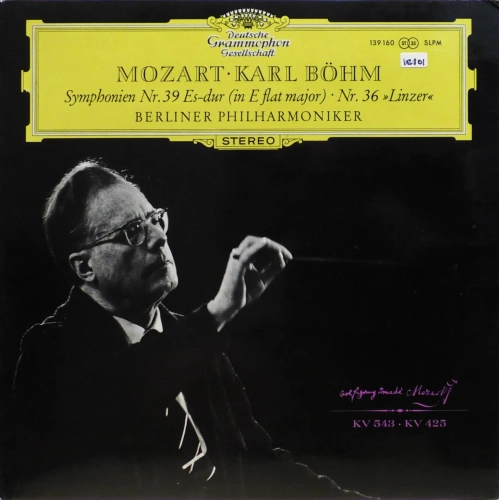 Mozart · Karl Böhm · Berliner Philharmoniker – Symphonien Nr. 35 »Haffner« · Nr. 32 G-Dur (In G Major) · Nr. 38 »Prager«  Deutsche Grammophon – 138 112