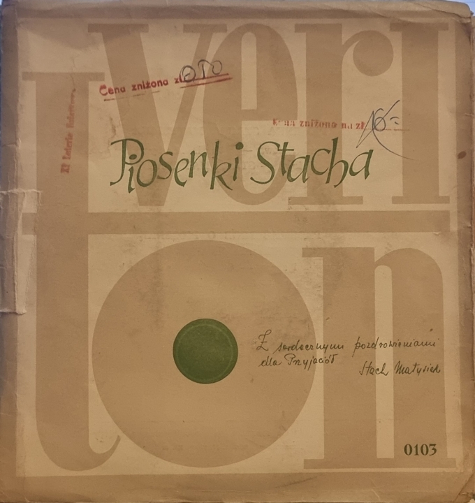 Stach Matysiak – Piosenki Stacha Veriton – 0103
