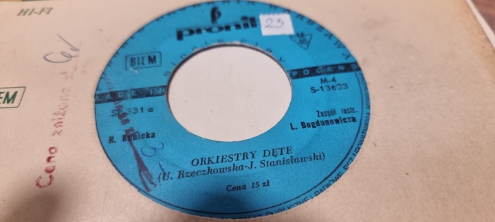 Halina Kunicka – Orkiestry Dęte / Gwiazda Naszej Miłości Pronit – SP-331