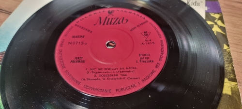 Jerzy Połomski – Nic Nie Kończy Się Nagle Polskie Nagrania Muza – N 0713