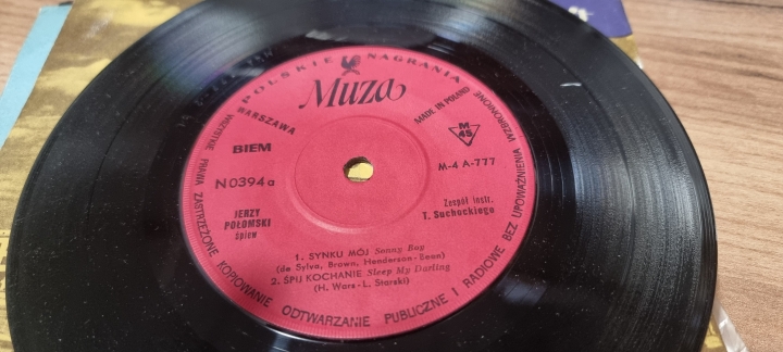 Jerzy Połomski – Synku Mój Polskie Nagrania Muza – N 0394