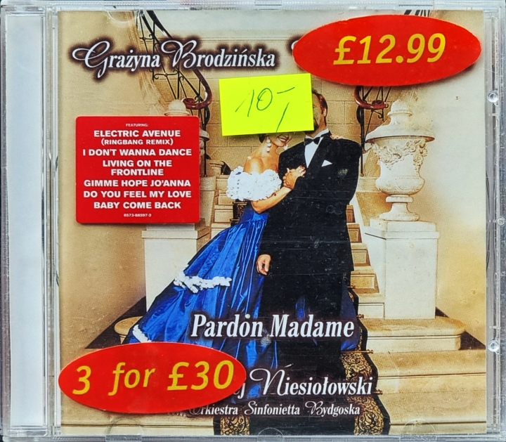 Grażyna Brodzińska, Boguslaw Morka, Maciej Niesiołowski – Pardon Madame NEGRO – CD 042