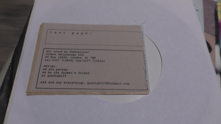 The Boy Lucas – There Are Great Monsters Going Past WHITE LABEL Output – OPR 39