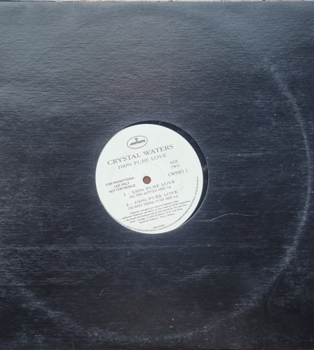 Crystal Waters – 100% Pure Love Mercury – CWPRO 2 Vinyl, 12", Promo