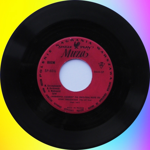 Niebiesko-Czarni – Na Swojską Nutę Polskie Nagrania Muza – SP-83