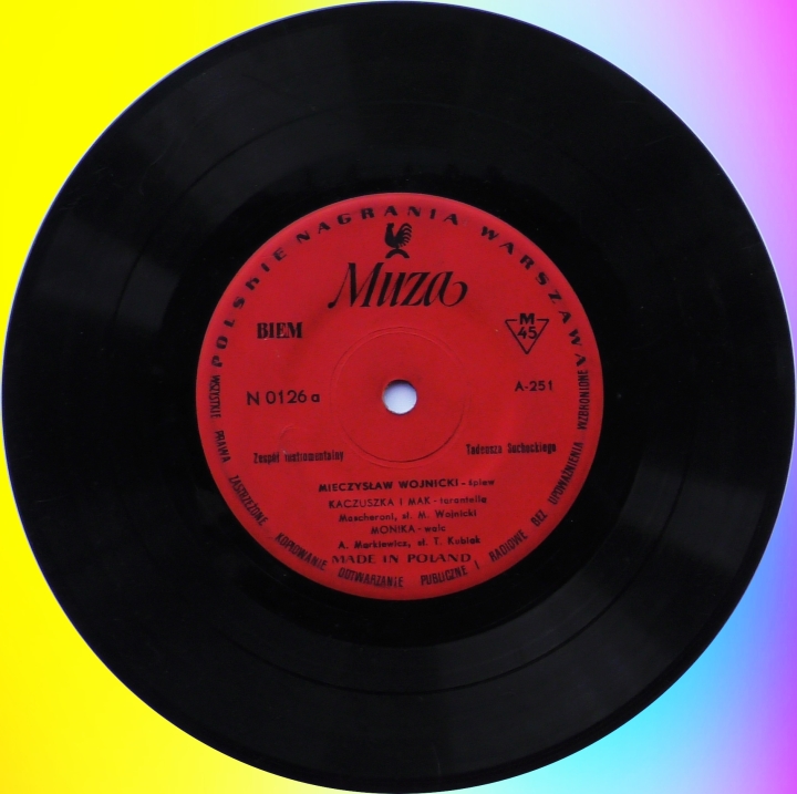 Mieczysław Wojnicki – Kaczuszka I Mak Polskie Nagrania Muza – N 0126