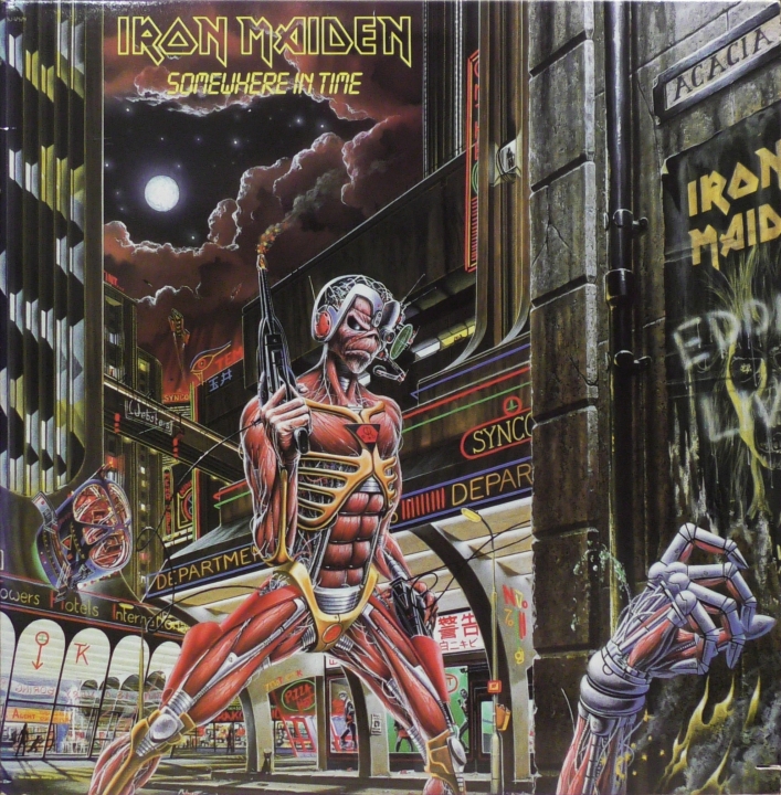 Iron Maiden – Somewhere In Time Capitol Records – SJ-12524 CUT OUT