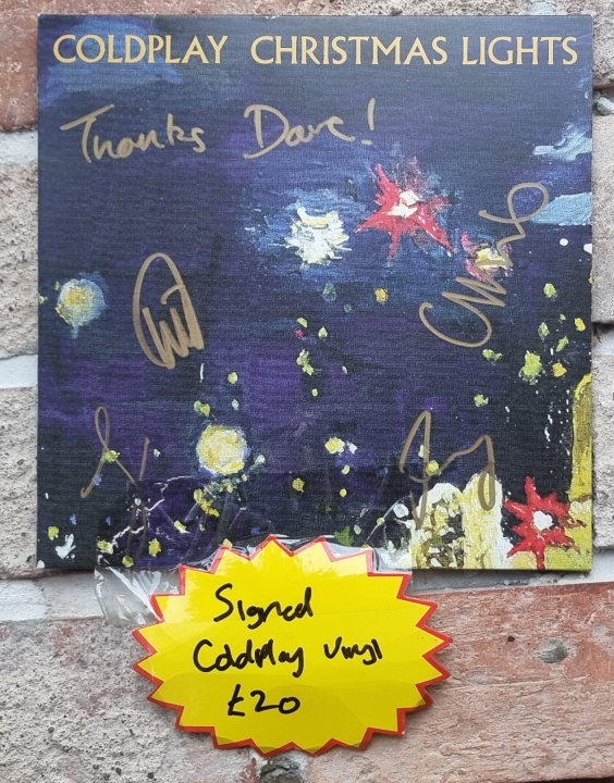 Coldplay – Christmas Lights Parlophone – R 6906 Autography all members