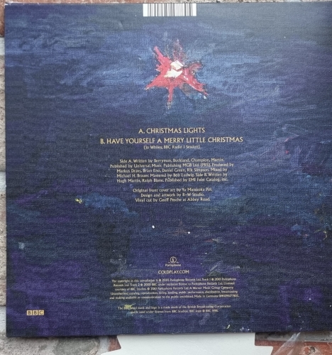 Coldplay – Christmas Lights Parlophone – R 6906 Autography all members