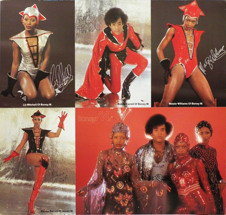 Boney M. – Nightflight To Venus Hansa International – 26 026 OT + Postcards