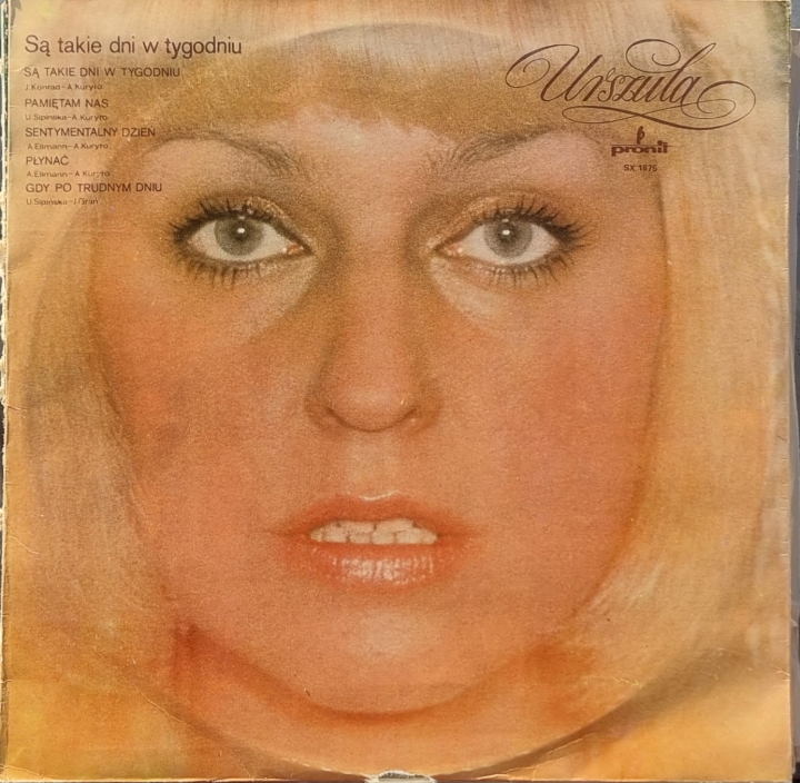 Urszula Sipińska – Są Takie Dni W Tygodniu - Kolorowy Film Pronit – SX 1875